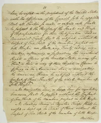 The Bill of Rights, copy signed at Federal Hall, 1789